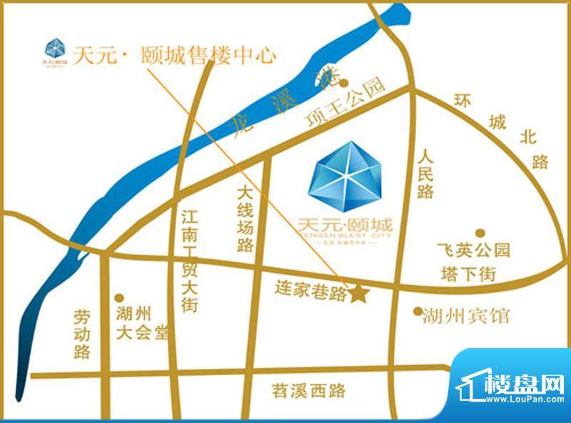 天元颐城交通图
