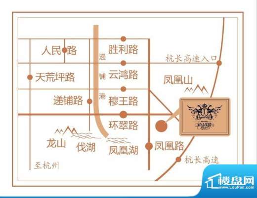 罗马风情城交通图