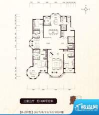 伊泰·华府岭秀B2户面积:300.00m平米