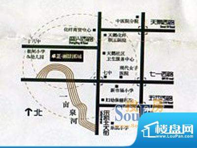 丽景溪城交通图