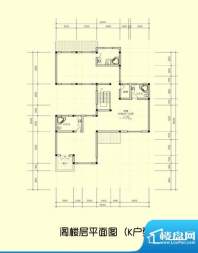 桃坞巷万卷堂K户型阁面积:889.00平米