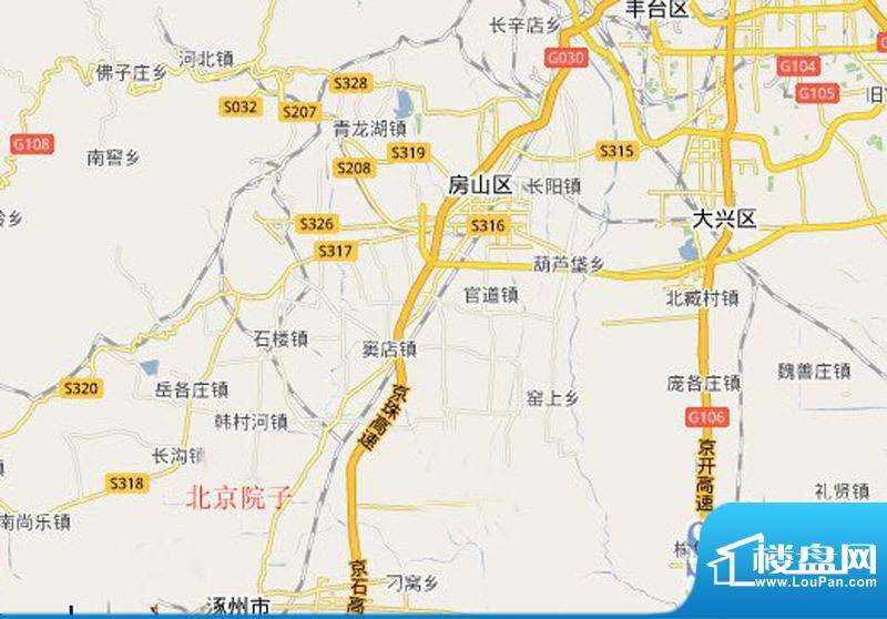 北京院子交通图