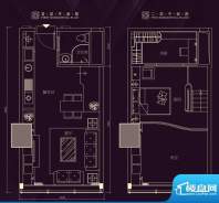 金润铂宫11-30层标准面积:60.93平米