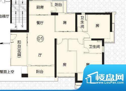 富力君湖华庭T1栋2-面积:180.00平米