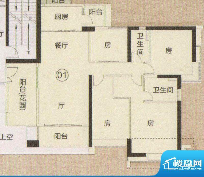 富力君湖华庭T2栋2—面积:180.00平米