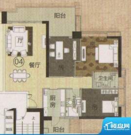 富力君湖华庭T2栋2—面积:130.00平米