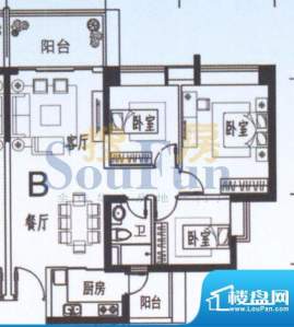 合景天湖峰境F5栋B 面积:0.00平米