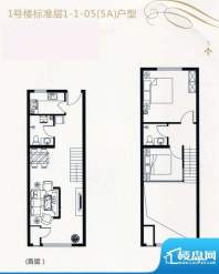 裕东公寓LOFT1-1-05面积:57.00m平米