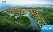 美林湖国际社区鸟瞰图
