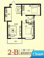 锦绣花园2-B户型 2室面积:90.00m平米