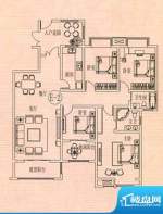 万佳裕园户型图4 4室面积:176.53m平米