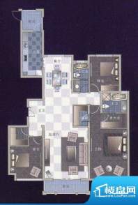 龙湾B2-2三室两厅两面积:178.02m平米