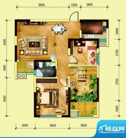 经典华城一期梧桐语面积:87.00平米