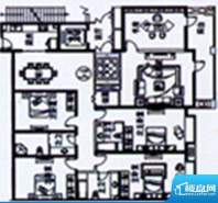 时达·天和俪苑户型面积:240.00m平米