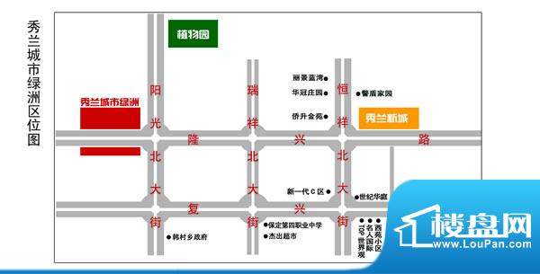 秀兰尚城交通图