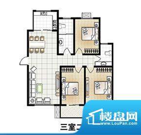 秀兰尚城户型 3室2厅面积:0.00m平米