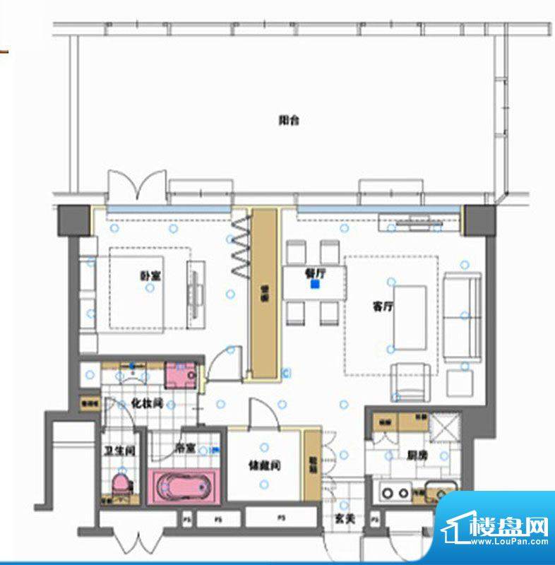 建屋紫宸庭 户型图面积:0.00平米