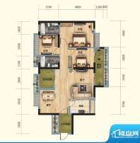 正大豪庭4#05户型图面积:123.00平米