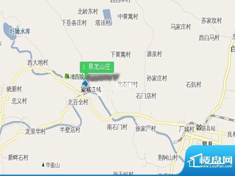 易龙山庄区位图