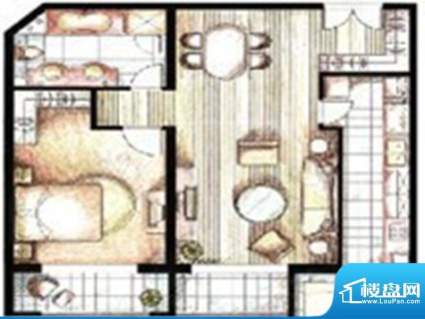 汇昇花园户型图 2室面积:117.00m平米