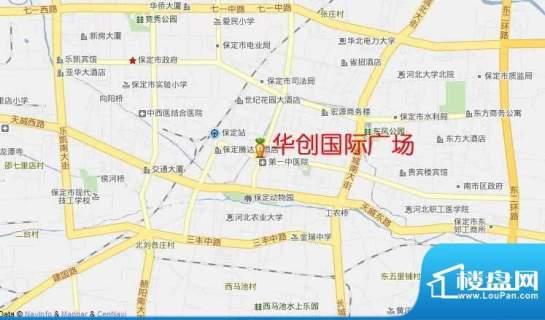 华创国际广场商铺交通图