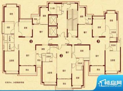 海南恒大名都20#、2面积:160.00平米