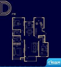 隆基泰和广场D户型图面积:135.00m平米