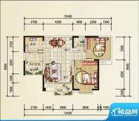 凯信水韵滨江二期公面积:84.50平米