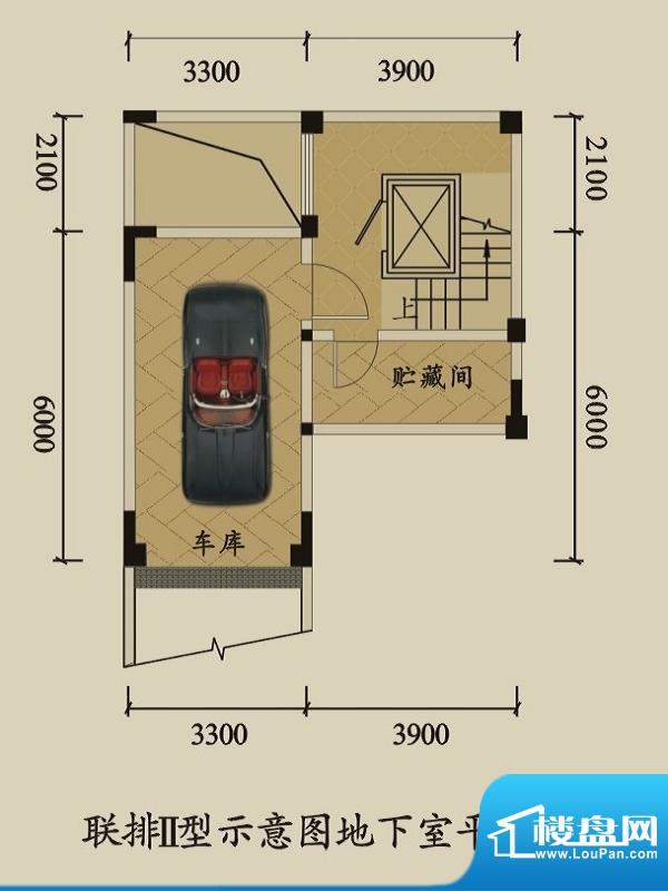 中华坊联排2型地下室面积:300.00平米