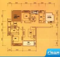 东原长洲C’ 2室2厅面积:109.83平米