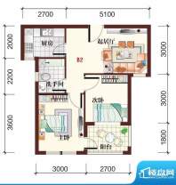 福山咖啡联邦小镇B2面积:58.83平米