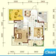 润森加州阳光加州户面积:76.83平米