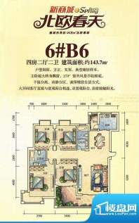 新商城·北欧春天6#面积:143.70m平米