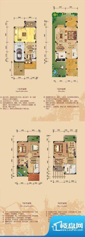 林海山庄连排1263面积:263.61平米