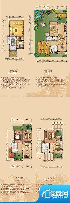 林海山庄连排294.面积:294.55平米