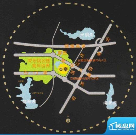 凤凰国际交通图