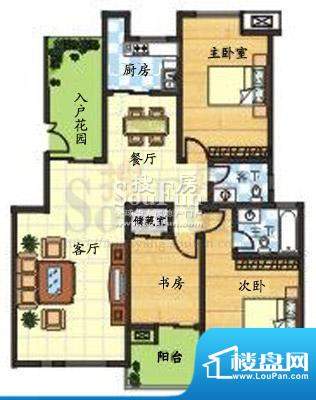 长兴太阳城 户型图面积:143.00平米