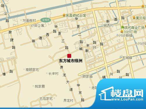 东方城市绿洲交通图