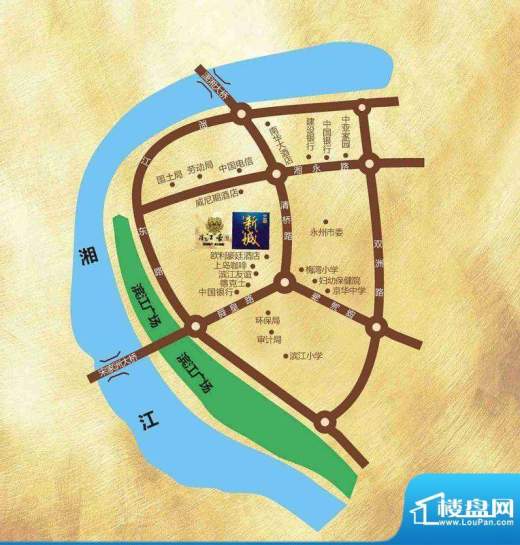 滨江豪园·新城交通图