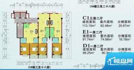 荔园小区 户型图面积:0.00m平米