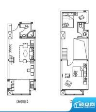 中环城公寓新户型单面积:71.00平米