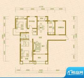 中环城D2 2室2厅2卫面积:125.00平米