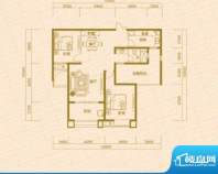 中环城B1户型 2室2厅面积:103.00平米