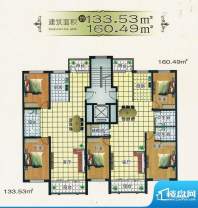 绿洲春城133.53 3室面积:0.00m平米