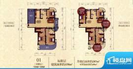 东方普罗旺斯134#13面积:158.00m平米