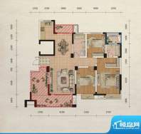 紫园13#C1户型 3室2面积:143.00m平米