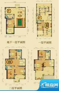 佳源都市联排别墅 5面积:350.00m平米