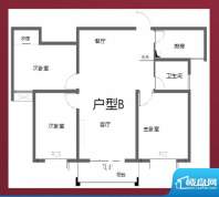 合和阳光富邸户型B 面积:115.00m平米