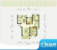 嘉富好第坊A-1户型 面积:115.00m平米