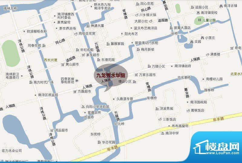九龙秀水华庭项目交通图